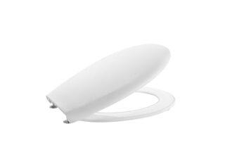 ROCA - Asiento y tapa Supralit caída amortiguada inodoro The Gap tanque bajo Square blanco
