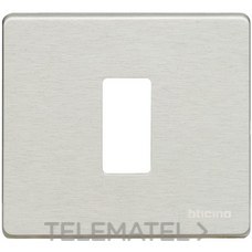 BTICINO - PLACA P/1 MEC.CUADRADO MAGIC ALUMINIO