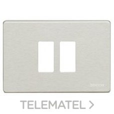 BTICINO - PL.P/2 MEC.CENTRADO RECTANG.MAGIC ALUM.