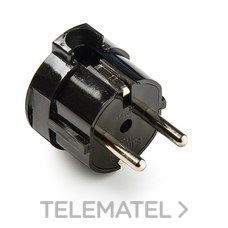 FAMATEL - CLAVIJA 10-16A-250V d.4,8 T.T.LAT.NEGRO
