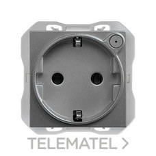 SIMON - Base de enchufe SIMON 270 IO schuko titanio