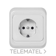 SIMON - BASE ENCHUFE BIP.TT LAT.MONOBL.S.75 BN