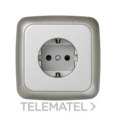 SIMON - BASE ENCH.SCHUKO MONOBLOC S.31 ALUMINIO