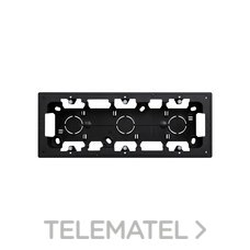 SIMON - CAJA SUP. SIMON 270 3 ELEMENTOS NEGRO MATE