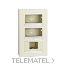 SIMON - CAJA SUP.8 ELEM.+MAGNETOT.S.27 MARFIL