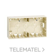 SIMON - CAJA SUPERF.P/PLACA S.27 85x156 MARFIL