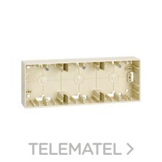 SIMON - CAJA SUPERF.P/PLACA S.27 85x227 MARFIL