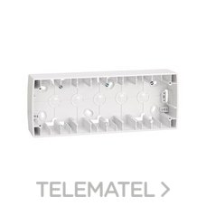 SIMON - CAJA SUPERF.3 ELEM.ALTA S.82 BL.NIEVE