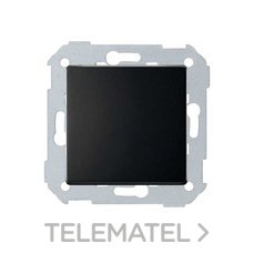 SIMON - Cruzamiento SIMON 82 con embornamiento rápido+tecla 10AX negro mate