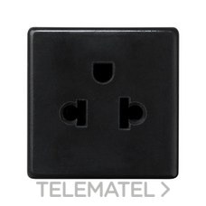 SIMON - ENCHUFE 2P+TT MIXTA 15A 125V GRAFITO