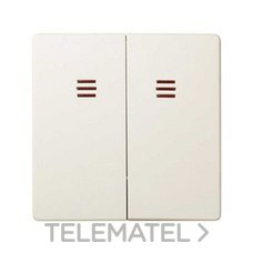 SIMON - TECLA 2 PULS.CONM.LUMIN.S.82 MARFIL