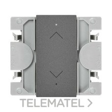 SIMON - Interruptor de persianas SIMON 270 iO con tecla estrecha titanio