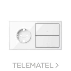 SIMON - KIT FT.2 ELS./BASE+2 TECLAS S.100 BL.