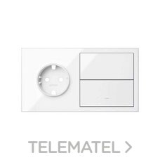 SIMON - KIT FRONTAL 2 ELS./BASE+TECLA S.100 BL.