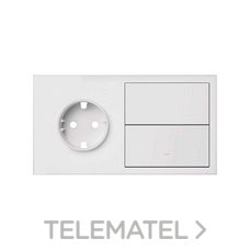 SIMON - KIT FT.SIMON 100 2 EL.BASE+TECLA BLM.