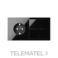 SIMON - KIT FRONTAL 2 ELS./BASE+TECLA S.100 NG.