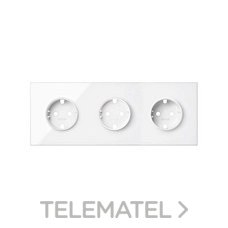 SIMON - KIT FRONTAL 3 ELS./3 BASES S.100 BL.