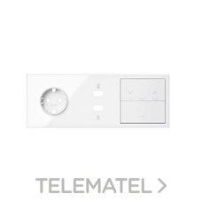 SIMON - KIT FT.3 ELS./BASE+CG2USB+PERS.S.100 BL.