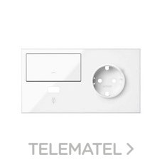 SIMON - KIT FT.2 ELS./BA.+CAR.USB+TECLA DCHA.BL.