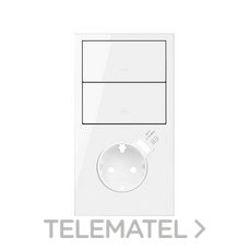 SIMON - KIT FT.VT.BL BRILLO 2 TECLAS+BASE CGA