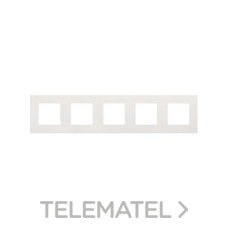 SIMON - Marco 5 elementos ICON blanco