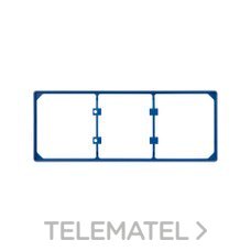 SIMON - MARCO EMBELLECEDOR P/3 ELEM.S.27 AZUL