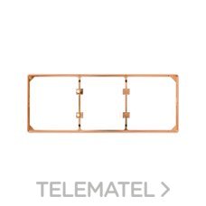 SIMON - MARCO EMBELLECEDOR P/3 ELEM.S.27 COBRE