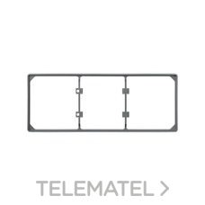 SIMON - MARCO EMBELLECEDOR P/3 ELEM.S.27 GRIS