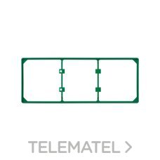 SIMON - MARCO EMBELLECEDOR P/3 ELEM.S.27 VERDE