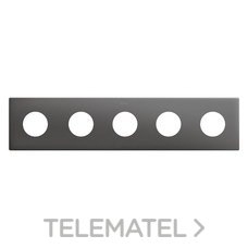 SIMON - Marco mínimo para CLEAN schuko 5 elementos titanio