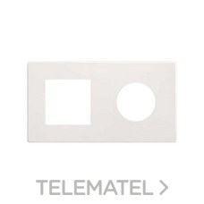 SIMON - MARCO 2 EL. -- 1 ICON + 1 CLEAN SCHUKO BLANCO