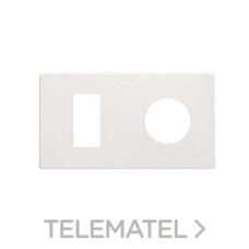 SIMON - MARCO 2 EL. -- 1 MINIMO + 1 CLEAN SCHUKO BLANCO