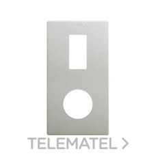 SIMON - MARCO 2 EL. VERTICAL -- 1 MINIMO + 1 CLEAN SCHUKO ALUMINIO