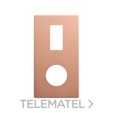 SIMON - MARCO 2 EL. VERTICAL -- 1 MINIMO + 1 CLEAN SCHUKO COBRE