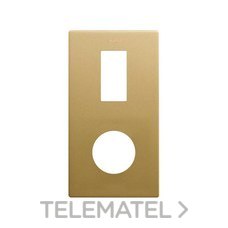 SIMON - MARCO 2 EL. VERTICAL -- 1 MINIMO + 1 CLEAN SCHUKO ORO