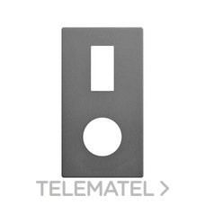 SIMON - MARCO 2 EL. VERTICAL -- 1 MINIMO + 1 CLEAN SCHUKO TITANIO