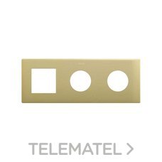 SIMON - MARCO 3 EL. -- 1 ICON + 2 CLEAN SCHUKO COBRE