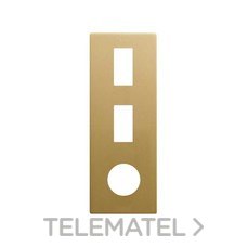 SIMON - MARCO 3 EL. VERTICAL -- 2 MINIMO + 1 CLEAN SCHUKO ORO