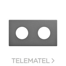 SIMON - MARCO S.270 CLEAN SCHUKO 2 ELEMENTOS TITANIO