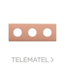 SIMON - MARCO S.270 CLEAN SCHUKO 3 ELEMENTOS COBRE