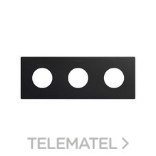 SIMON - MARCO S.270 CLEAN SCHUKO 3 ELEMENTOS NEGRO MATE