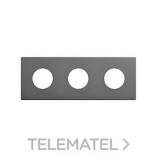 SIMON - MARCO S.270 CLEAN SCHUKO 3 ELEMENTOS TITANIO