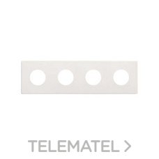 SIMON - MARCO S.270 CLEAN SCHUKO 4 ELEMENTOS BLANCO