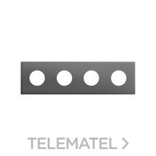 SIMON - Marco mínimo SIMON 270 para enchufes con 4 elementos titanio