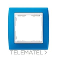 SIMON - MARCO 1 EL.AZ.TRASLUCIDO/ZOCALO BL.S.82
