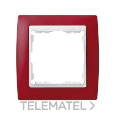 SIMON - MARCO 1 EL.ROJO TRASLUCIDO/ZOC.BL.S.82