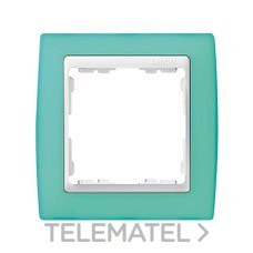 SIMON - MARCO 1 EL.VD.TRASLUCIDO/ZOCALO BL.S.82