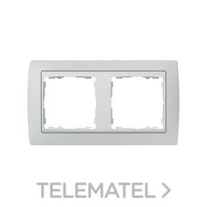 SIMON - MARCO 2 ELEM.GRIS/ZOCALO BL.S.82