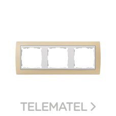 SIMON - MARCO 3 ELEM.CREMA/ZOCALO BL.S.82