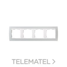 SIMON - MARCO 4 ELEM.GRIS/ZOCALO BL.S.82